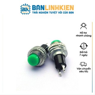 Combo 5 chiếc Nút Nhấn Đề 10MM Núm Xanh