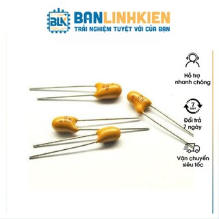 Tụ Tantalum 104-100nF 50V 20% DIP5.08 (10 Chiếc)