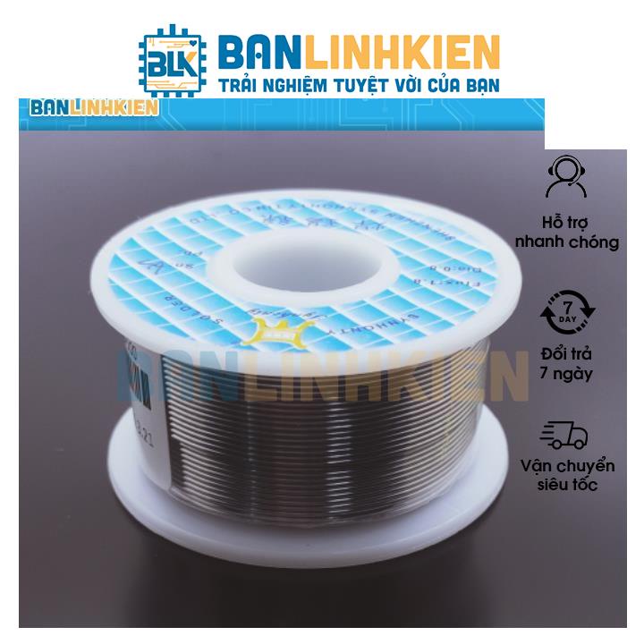 Thiếc Hàn SN63 0.8MM 100G Độ Bóng-Sáng Cao