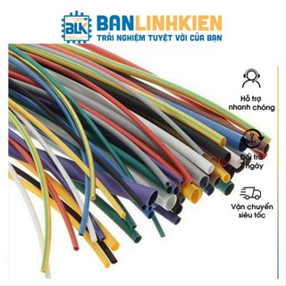 Dây Co Nhiệt (Gen Co Nhiệt) Phi 3 Đen 1 Mét