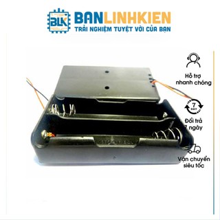 Hộp đế pin ultrafire 18650 2aa