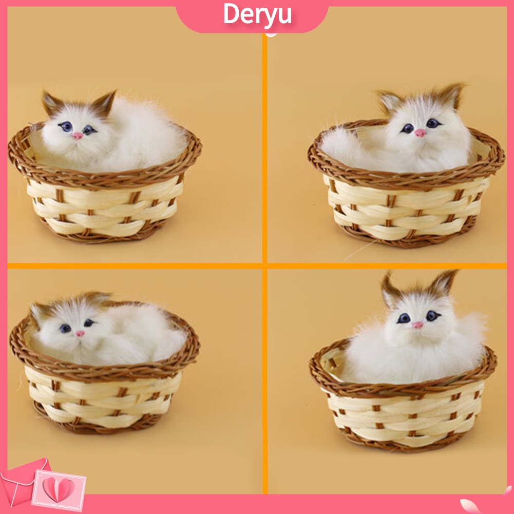 | Đồ Chơi Mô Hình Động Vật/Thỏ/Chó/Mèo Nhồi Bông Mini Dễ Thương