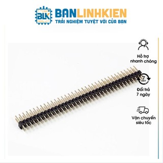 Hàng rào jump đôi đực 2.54mm 2x40p thẳng 11mm