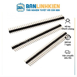 Combo 5 chiếc hàng rào jump đơn đực 2.54mm 1x40p thẳng 11mm