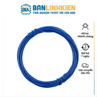 Dây Điện 0.5MM Xanh Dương dùng nối mạch-câu mạch( Cuộn 5 Mét)