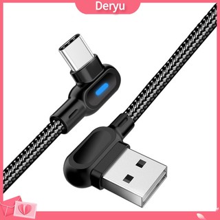 Dây cáp sạc nhanh olaf 1m 90 độ micro usb type c thích hợp cho iphone android