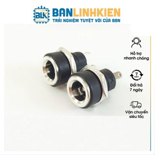 Đầu Jack DC5.5x2.1MM 5.5x2.5mm DC022B có ốc vặn