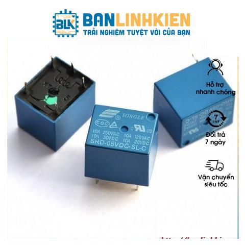 Relay 5V10A 5 Chân SRD-05VDC-SL-C