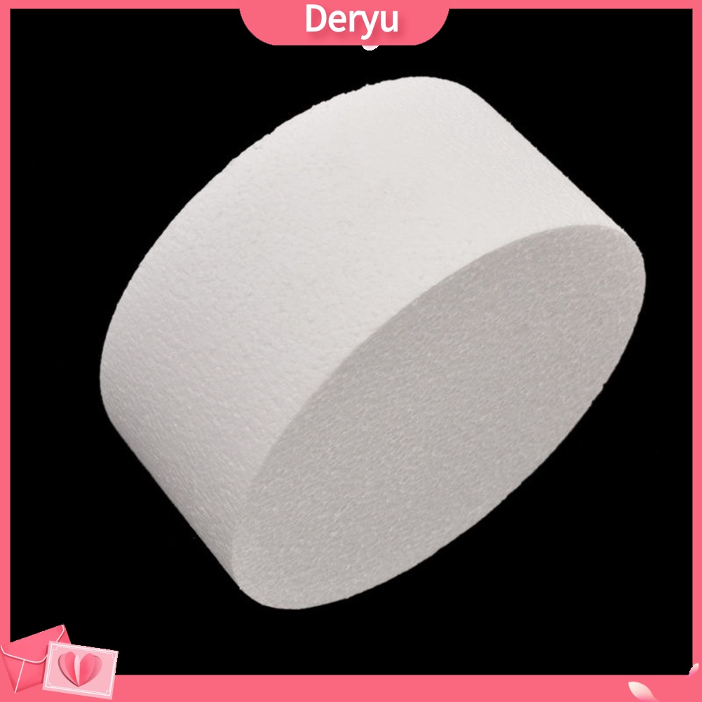 Mô hình bánh kem giả hình tròn 4/6/8 inch bằng xốp dùng luyện tập trang trí