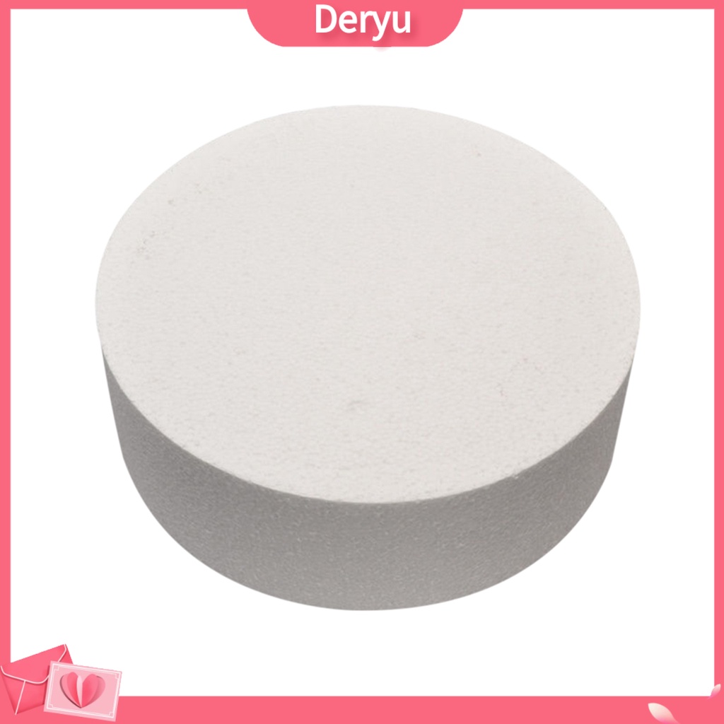 Mô hình bánh kem giả hình tròn 4/6/8 inch bằng xốp dùng luyện tập trang trí