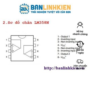 [Bán Linh Kiện] LM358 DIP8