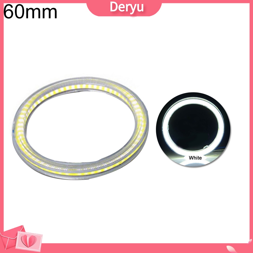 Vòng đèn Led COB hình tròn 60mm-120mm thông dụng chất lượng cao cho xe hơi