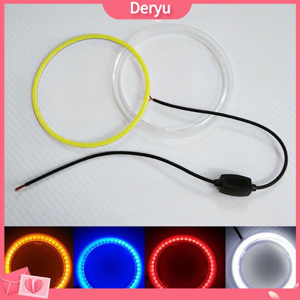 Vòng đèn Led COB hình tròn 60mm-120mm thông dụng chất lượng cao cho xe hơi