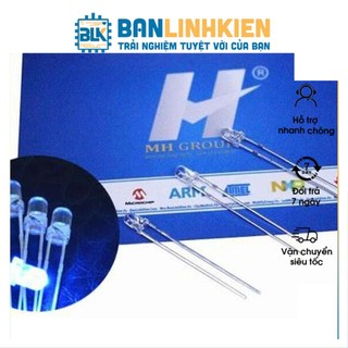 Combo 10 chiếc 3mm xanh dương siêu sáng