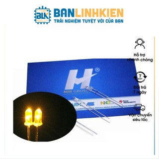 Combo 10 chiếc led 3mm vàng, trắng siêu sáng