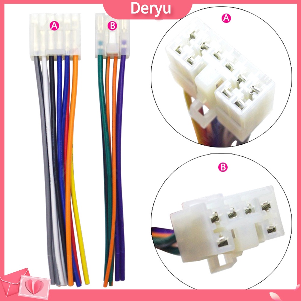 Bộ 2 dây điện gắn máy nghe nhạc CD cho xe hơi Toyota chuyên dụng