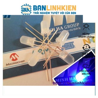 Led 5mm xanh dương đục