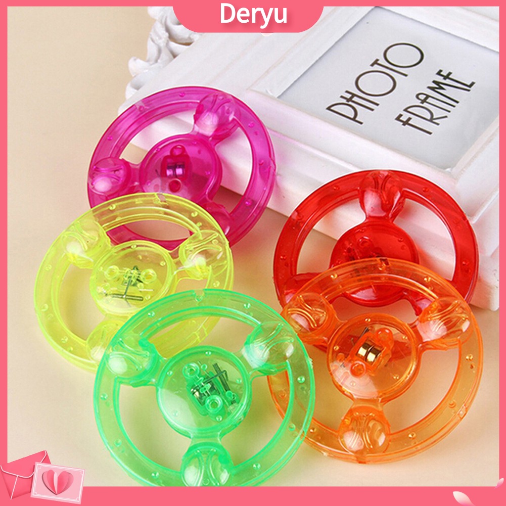 Đồ chơi đĩa quay bằng nhựa có đèn led nhiều màu sắc dành cho trẻ em