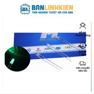 Combo 10 Chiếc Led 3mm Xanh Lá Siêu sáng