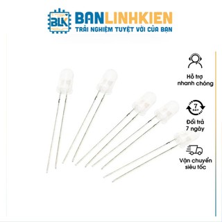 Led 3mm xanh lá đục