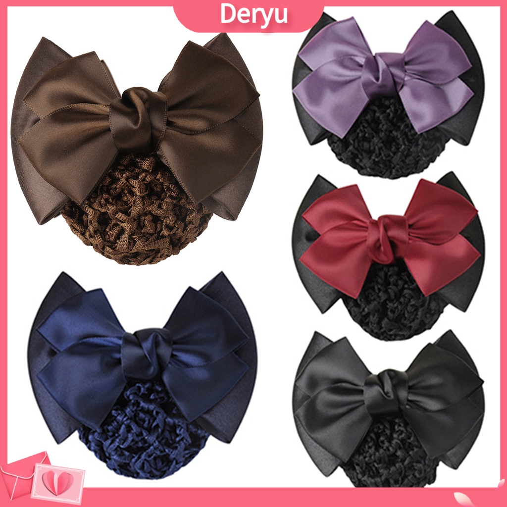 Lưới búi tóc phối nơ chuyên dụng cho nữ