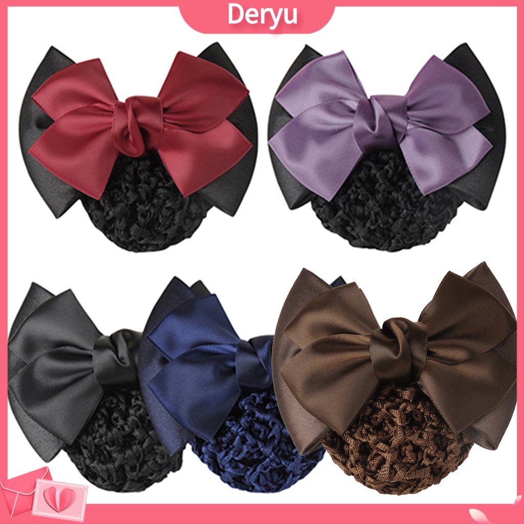 Lưới búi tóc phối nơ chuyên dụng cho nữ