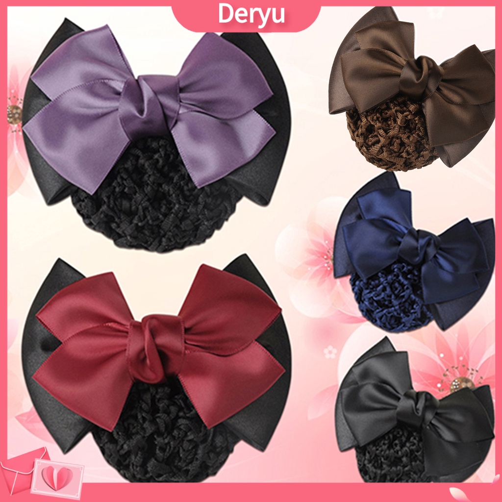 Lưới búi tóc phối nơ chuyên dụng cho nữ