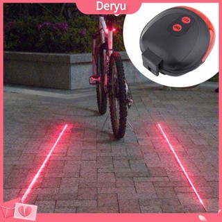 Đèn LED 5 bóng cảnh báo gắn đuôi xe đạp leo núi tùy chọn màu sắc