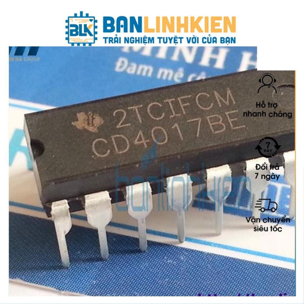 Combo 3 chiếc IC Chức năng CD4017,CD4021,CD4046,CD4051...    BANLINHKIEN
