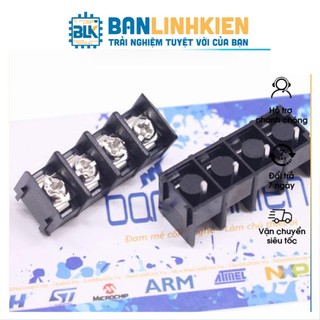 Đầu nối, Cầu Đấu, Domino, Conector KF7.62 Đen Thẳng 4 Chân