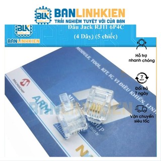 Đầu jack rj11 6p4c