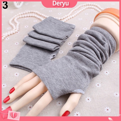 Găng tay len hở ngón phong cách cá tính cho nữ