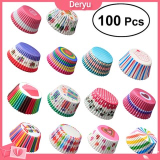 Set 100 cốc làm bánh cupcake/socola tiện dụng