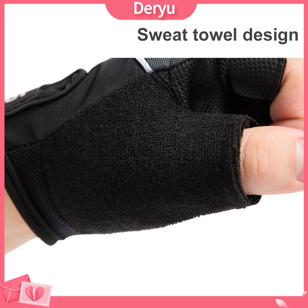 Đôi găng tay hở ngón chống trượt tiện dụng cho nam và nữ