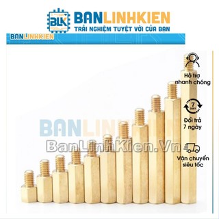 Cọc Đồng, Trụ Đồng M3 5mm, 10mm, 15mm, 20mm, 30mm,... (5 Chiếc)