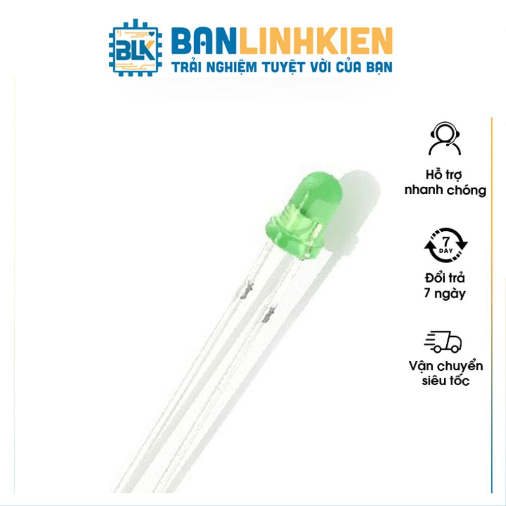 Combo 10 Con Led 3MM Phủ Xanh Lá
