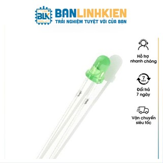 Combo 10 con led 3mm phủ xanh lá
