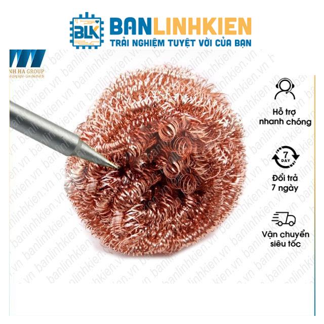 Búi Đồng Vệ Sinh Đầu Mũi Hàn, làm sạch thiếc