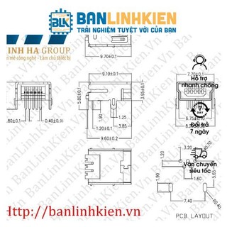 Đầu MiniUSB 5P DIP