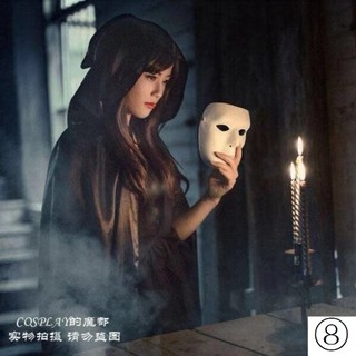 Trang phục halloween người lớn nam nữ áo choàng phù thủy cos phù thủy áo choàng đen chết ma cà rồng áo choàng đen ma thuật
