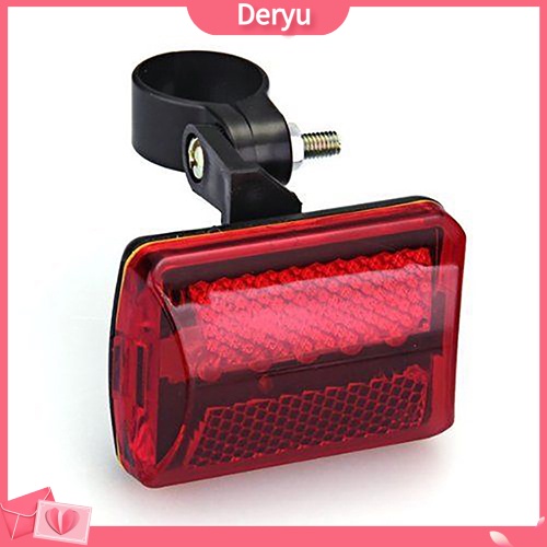 Đèn led 5 bóng 7 chế độ ánh sáng màu đỏ dành cho xe đạp