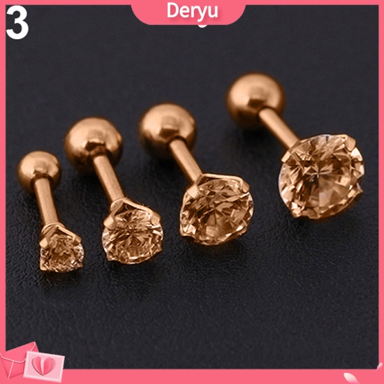 Khuyên tai đính đá thiết kế thời trang dành cho nam và nữ