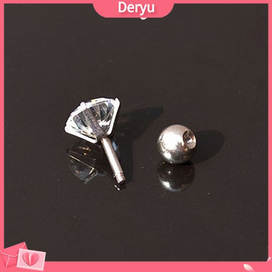 Khuyên tai đính đá thiết kế thời trang dành cho nam và nữ