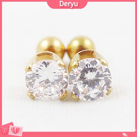 Khuyên tai đính đá thiết kế thời trang dành cho nam và nữ