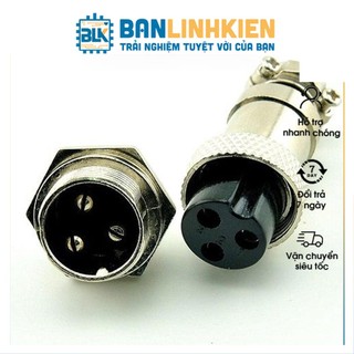 Bộ Jack chuyển đổi nguồn GX16-3P cả đực và cái