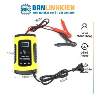 Bộ Sạc Acquy 12V5A 4-100AH FoxSur FBC1205D
