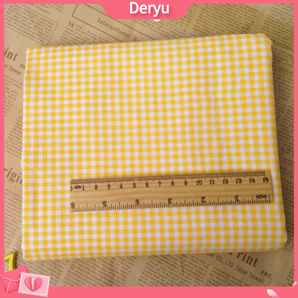 Set 7 tấm vải cotton họa tiết tùy chọn dùng may vá làm đồ thủ công DIY