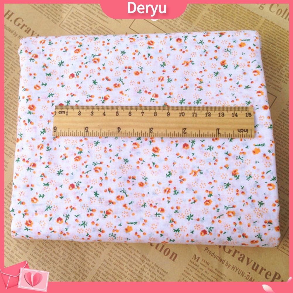 Set 7 tấm vải cotton họa tiết tùy chọn dùng may vá làm đồ thủ công DIY