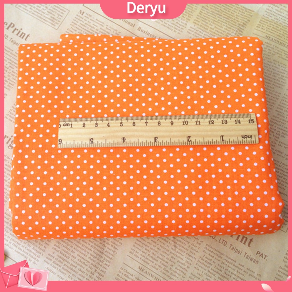 Set 7 tấm vải cotton họa tiết tùy chọn dùng may vá làm đồ thủ công DIY