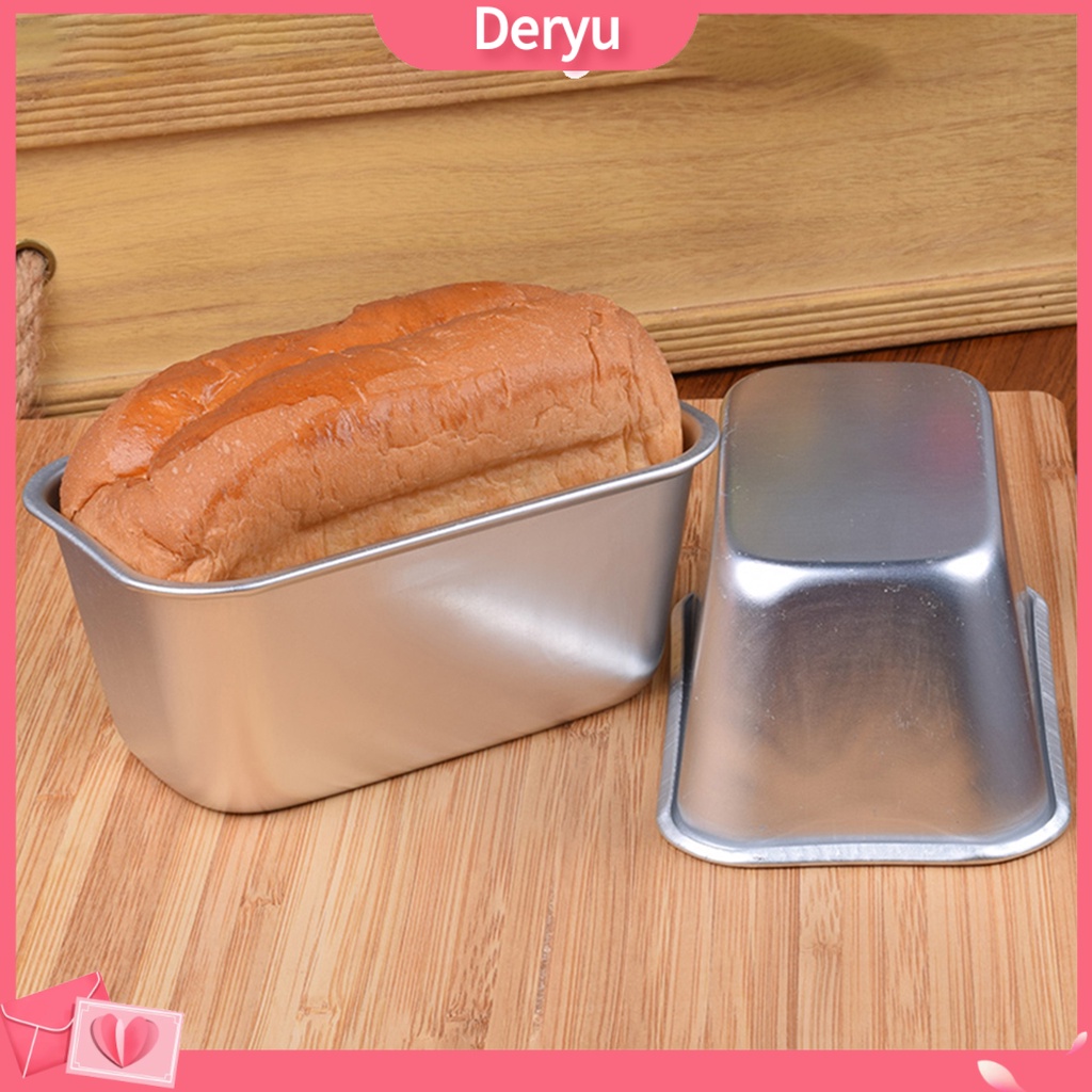 Khuôn làm bánh chống dính không lủng bằng hợp kim nhôm hình chữ nhật dùng cho nhà bếp